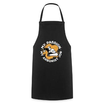 Arborist My Passion My Arborist Tree Specialist - Cooking Apron - black - Front - AI Model Male 185 dark (185cm)