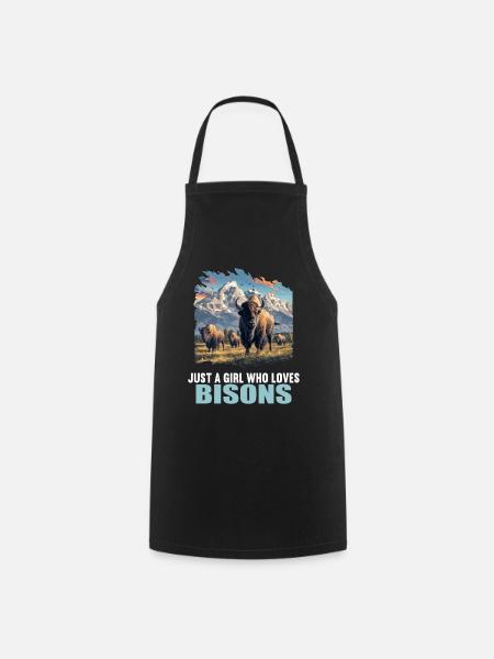 Bisons Bison - Tablier de cuisine - noir