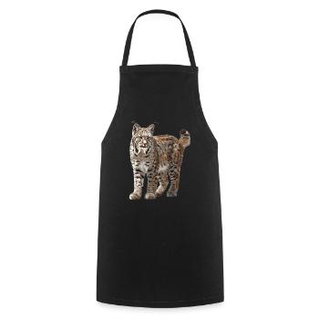 Bobcats Rotluchse Rotluchs Luchs - Kochschürze - Schwarz - Vorne - AI Model Male 185 dark (185cm)