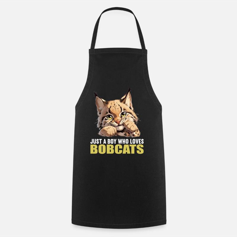 Bobcats Rotluchse Rotluchs Luchs - Kochschürze - Schwarz