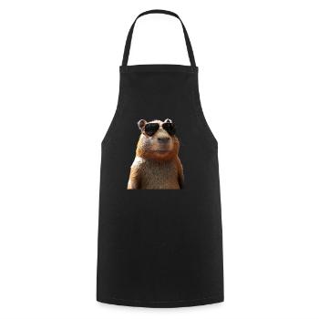 Capybara Be Capy Capybara Funny Capybara - Cooking Apron - black - Front - AI Model Male 185 dark (185cm)