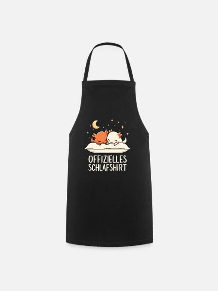 Chemise de nuit officielle Axolotl Paire - Tablier de cuisine - noir