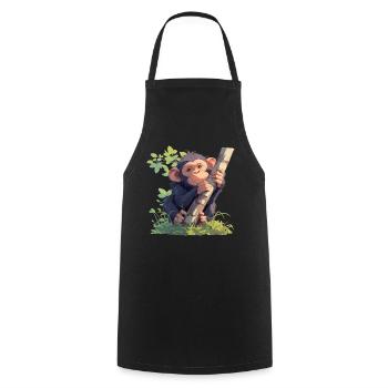 Bonobos Bonobo - Cooking Apron - black - Front - AI Model Male 185 dark (185cm)