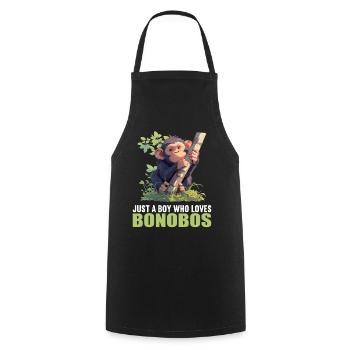 Bonobos Bonobo - Cooking Apron - black - Front - AI Model Male 185 dark (185cm)