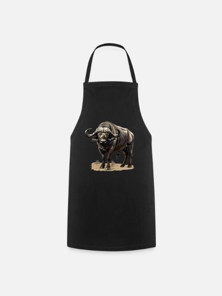 Buffalos Buffalo Büffel - Kochschürze - Schwarz