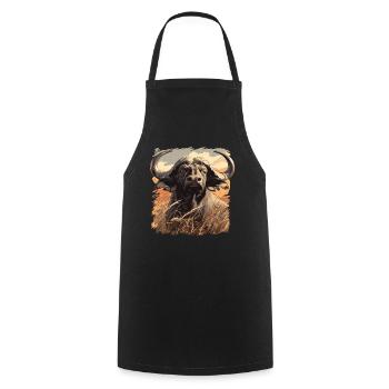 Buffalos Buffalo Büffel - Cooking Apron - black - Front - AI Model Male 185 dark (185cm)