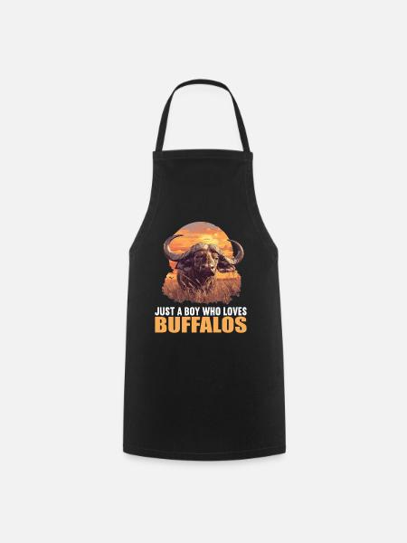 Buffalos Buffalo Büffel - Kochschürze - Schwarz
