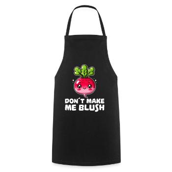 Don’t Make Me Blush Radis Mignon - Tablier de cuisine - noir - Devant - AI Model Male 185 dark (185cm)
