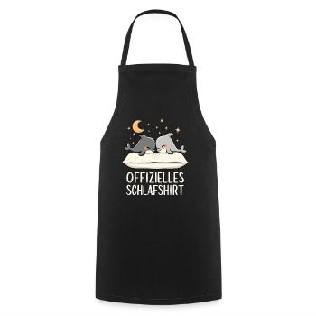 Chemise de nuit officielle Dolphin Dolphin Couple - Tablier de cuisine - noir - Devant - AI Model Male 185 dark (185cm)