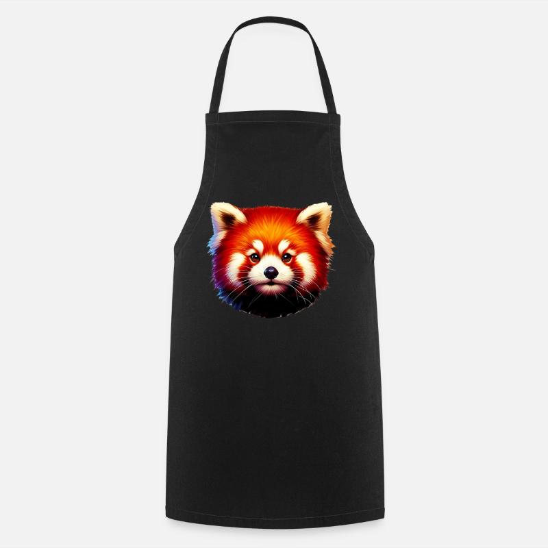 Kleiner Panda - Kochschürze - Schwarz