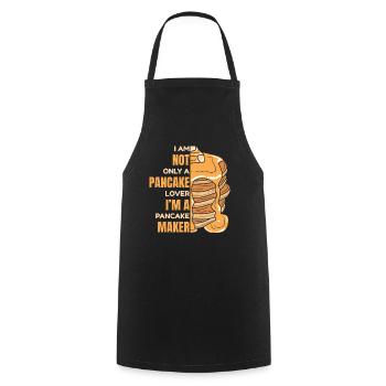 Pancake Lover Maker Rezepte Flapjack Liebhaber - Kochschürze - Schwarz - Vorne - AI Model Male 185 dark (185cm)