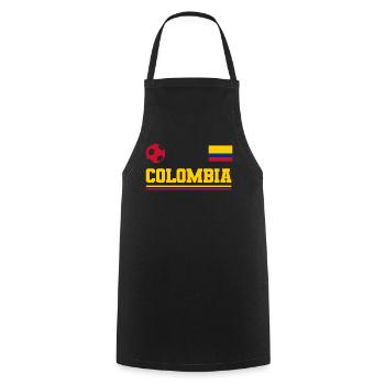 Kolumbien Colombia Medellin Urlaub Bogota Cali - Kochschürze - Schwarz - Vorne - AI Model Male 185 dark (185cm)