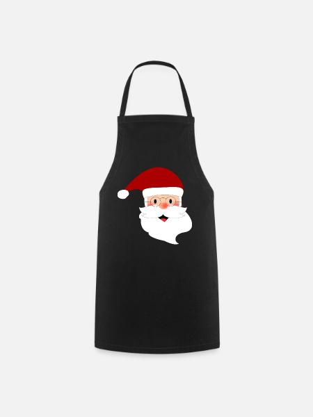 WEIHNACHTSMANN. WEIHNACHTEN. FROHE WEIHNACHTEN. FROHE WEIHNACHTEN - Kochschürze - Schwarz
