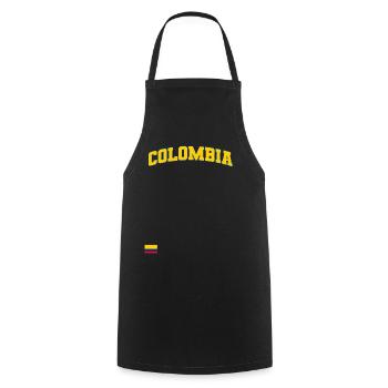 Kolumbien Colombia Medellin Urlaub Bogota Cali - Kochschürze - Schwarz - Vorne - AI Model Male 185 dark (185cm)