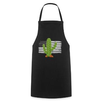 Mexico Mexico Mexican Gift Flag Football - Cooking Apron - black - Front - AI Model Male 185 dark (185cm)