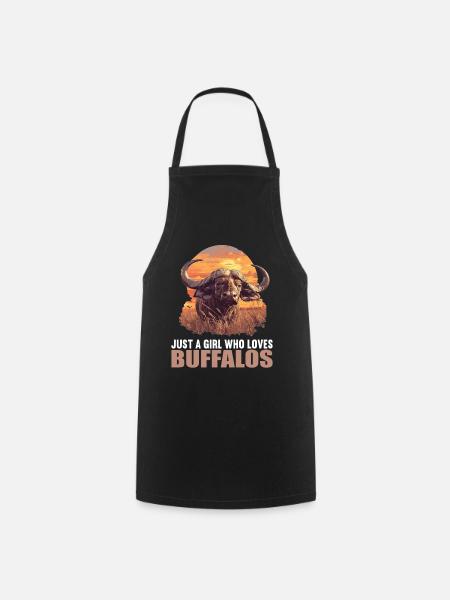 Buffalos Buffalo Büffel - Kochschürze - Schwarz
