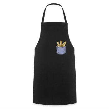 Poche de coffre de collecte de minéraux Géologue Minéral - Tablier de cuisine - noir - Devant - AI Model Male 185 dark (185cm)