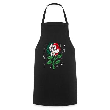 Mexiko Mexico Mexikaner Geschenk Flagge Fußball - Kochschürze - Schwarz - Vorne - AI Model Male 185 dark (185cm)