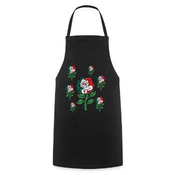 Mexique Mexique Cadeau mexicain Flag Football - Tablier de cuisine - noir - Devant - AI Model Male 185 dark (185cm)