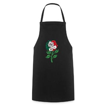 Mexique Mexique Cadeau mexicain Flag Football - Tablier de cuisine - noir - Devant - AI Model Male 185 dark (185cm)