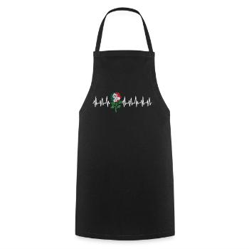 Mexique Mexique Cadeau mexicain Flag Football - Tablier de cuisine - noir - Devant - AI Model Male 185 dark (185cm)