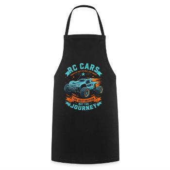 RC cars teach us that it’s not just about the dest - Cooking Apron - black - Front - AI Model Male 185 dark (185cm)