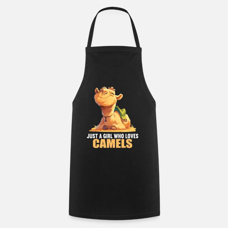 Camel Kamele Kamel - Kochschürze - Schwarz