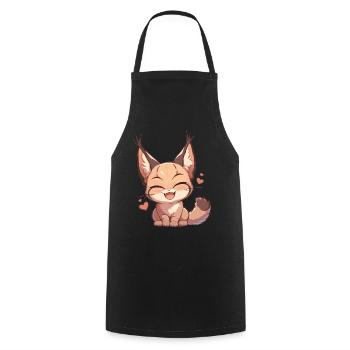 Caracal Karakale Karakal - Cooking Apron - black - Front - AI Model Male 185 dark (185cm)