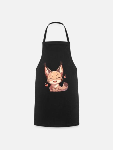 Caracal Karakale Karakal - Kochschürze - Schwarz