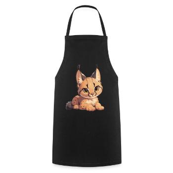 Caracal Karakale Karakal - Cooking Apron - black - Front - AI Model Male 185 dark (185cm)