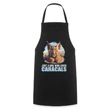 Caracal Karakale Karakal - Cooking Apron - black - Front - AI Model Male 185 dark (185cm)