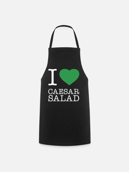 I LOVE CAESAR SALAD - Kochschürze - Schwarz