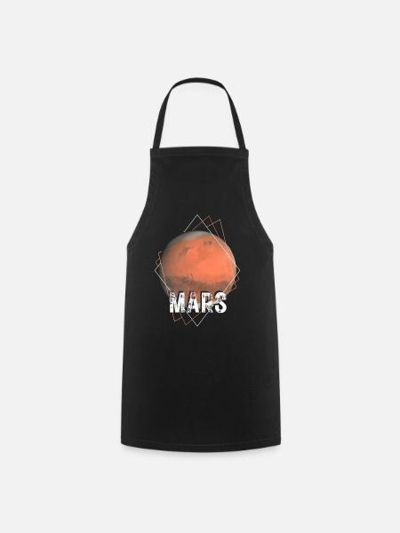 Mars Planet - Kochschürze - Schwarz
