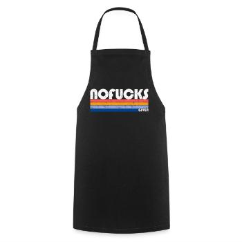 Conception de t-shirt rétro dégradé arc-en-ciel - Tablier de cuisine - noir - Devant - AI Model Male 185 dark (185cm)