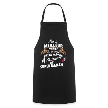 Stolz Mama Superheld - Kochschürze - Schwarz - Vorne - AI Model Male 185 dark (185cm)