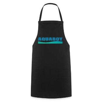 AQUABOY - Tablier de cuisine - noir - Devant - AI Model Male 185 dark (185cm)
