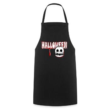 HALLOWEEN - Kochschürze - Schwarz - Vorne - AI Model Male 185 dark (185cm)