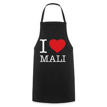 J’ADORE MALI - Tablier de cuisine - noir - Devant - AI Model Male 185 dark (185cm)