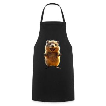 Quokka Be Quokka Happy Australia Smile Quokkas - Cooking Apron - black - Front - AI Model Male 185 dark (185cm)