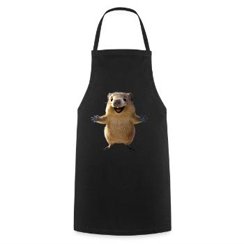 Quokka Be Quokka Happy Australia Smile Quokkas - Cooking Apron - black - Front - AI Model Male 185 dark (185cm)