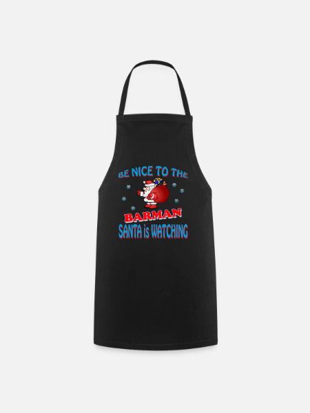 SANTA BARMAN - Kochschürze - Schwarz