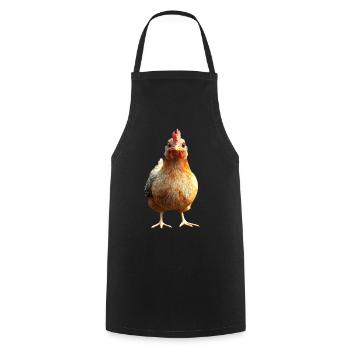 Chicken Chicken Hen Farm Farmer Cute Chickens - Cooking Apron - black - Front - AI Model Male 185 dark (185cm)