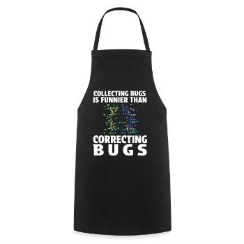 IT Geek, PC Accessories Storage Devices Evolution - Cooking Apron - black - Front - AI Model Male 185 dark (185cm)