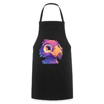 Dodos Dodo - Tablier de cuisine - noir - Devant - AI Model Male 185 dark (185cm)