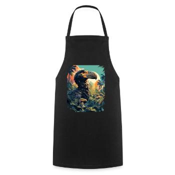 Dodos Dodo - Tablier de cuisine - noir - Devant - AI Model Male 185 dark (185cm)