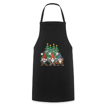 Xmas Christmas Christmas Child Kids Gnome - Cooking Apron - black - Front - AI Model Male 185 dark (185cm)