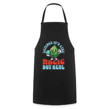 Environmental Science It's Like Magic Biologist - Cooking Apron - black - Front - AI Model Male 185 dark (185cm)