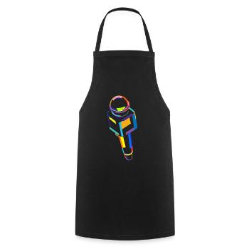 Opera House Tenor Singer Vocalist Lover Opera - Cooking Apron - black - Front - AI Model Male 185 dark (185cm)