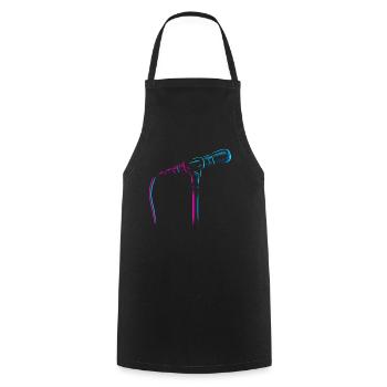 Opera House Tenor Singer Vocalist Lover Opera - Cooking Apron - black - Front - AI Model Male 185 dark (185cm)