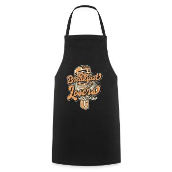 Breakfast Is For Losers Opera House Vocalist - Cooking Apron - black - Front - AI Model Male 185 dark (185cm)